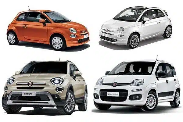 Cele mai populare modele marca Fiat